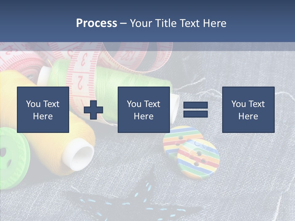 Heart Cloth Black PowerPoint Template