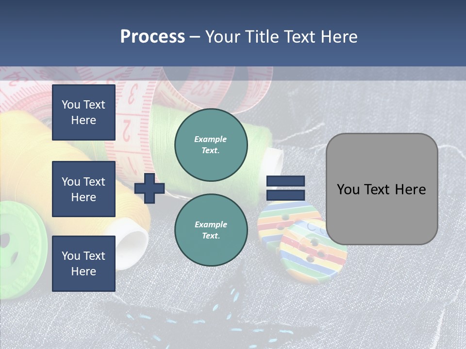 Heart Cloth Black PowerPoint Template