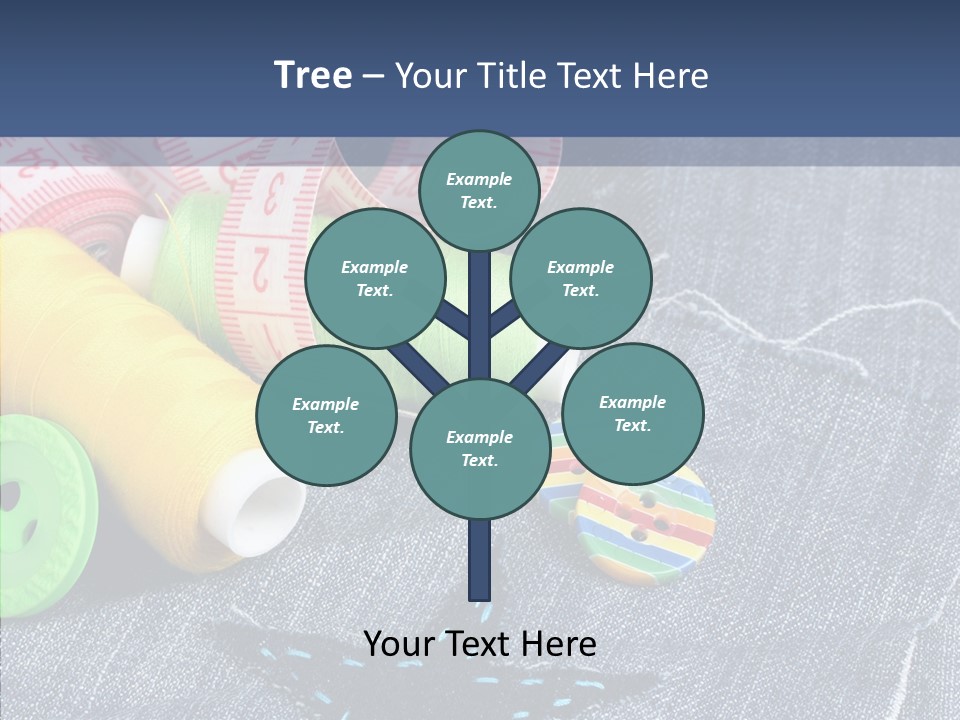 Heart Cloth Black PowerPoint Template