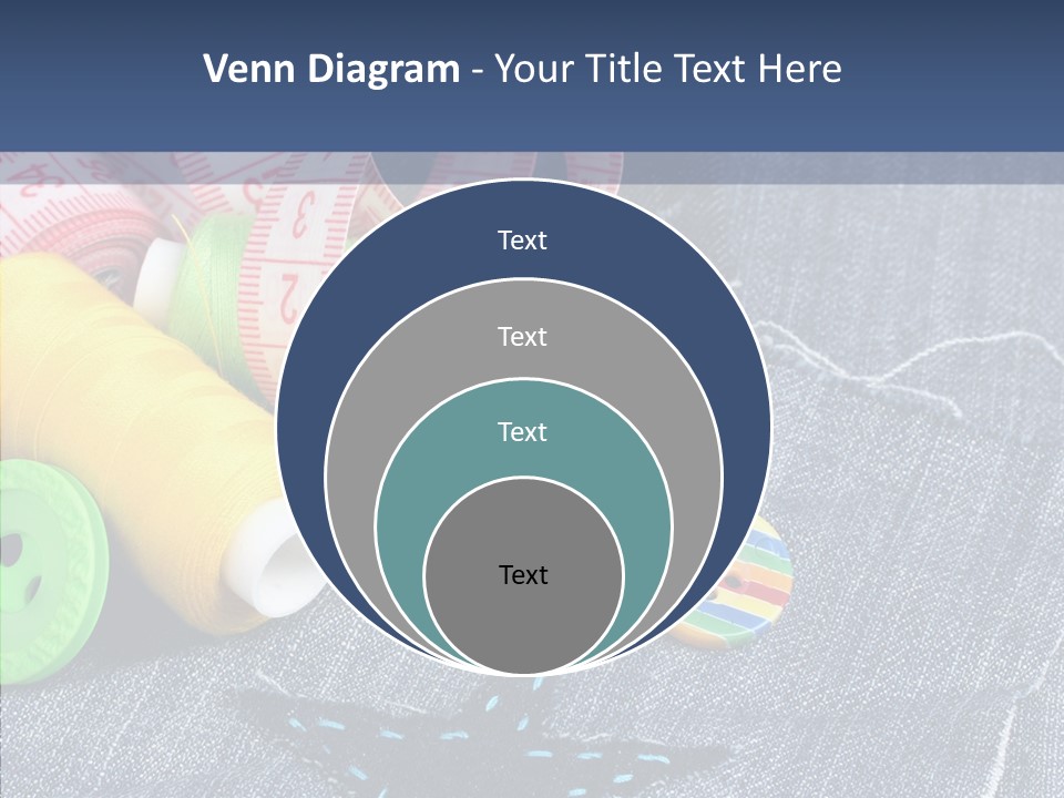 Heart Cloth Black PowerPoint Template