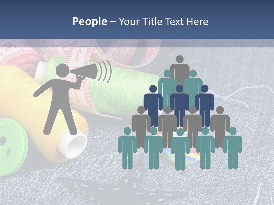 Heart Cloth Black PowerPoint Template