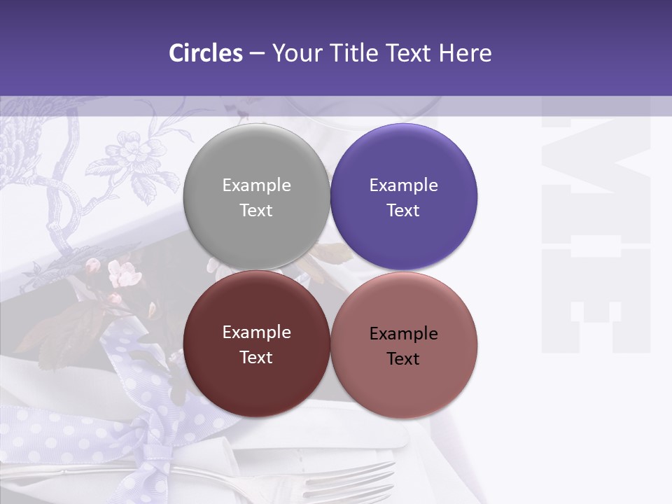 Maroon Dinner Copy Space PowerPoint Template