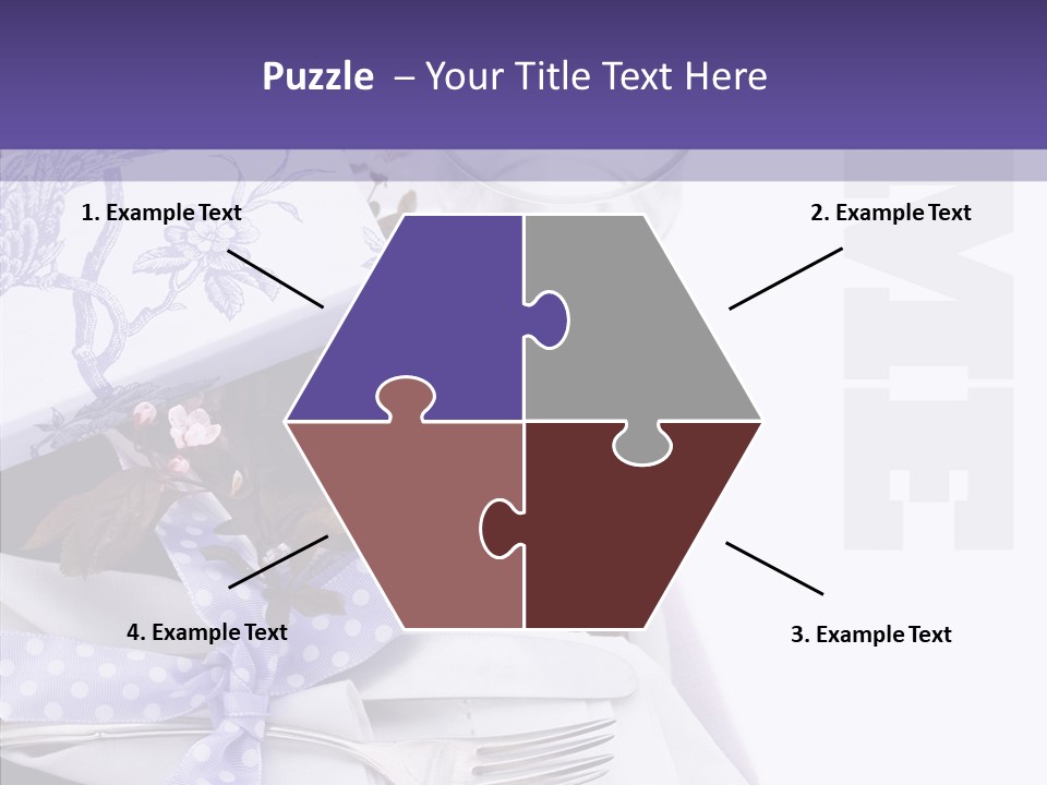 Maroon Dinner Copy Space PowerPoint Template