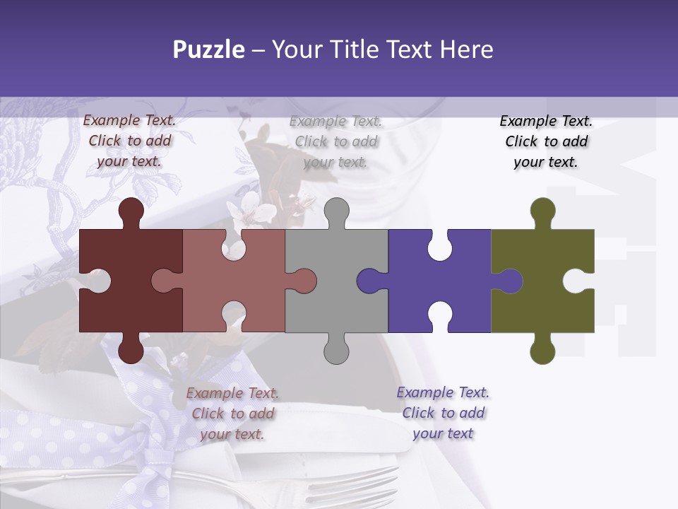 Maroon Dinner Copy Space PowerPoint Template