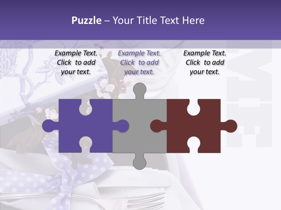 Maroon Dinner Copy Space PowerPoint Template