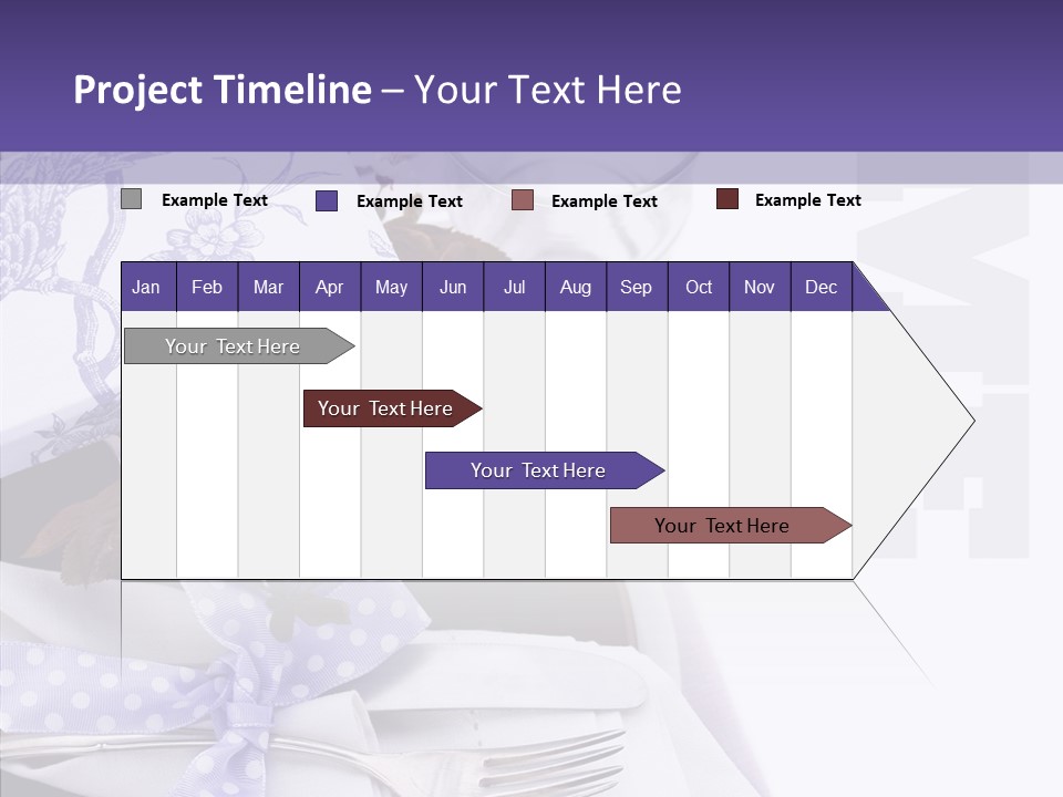 Maroon Dinner Copy Space PowerPoint Template