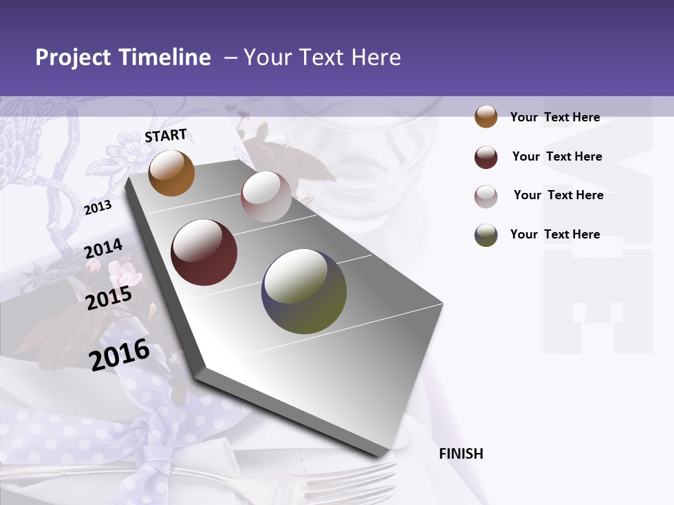 Maroon Dinner Copy Space PowerPoint Template