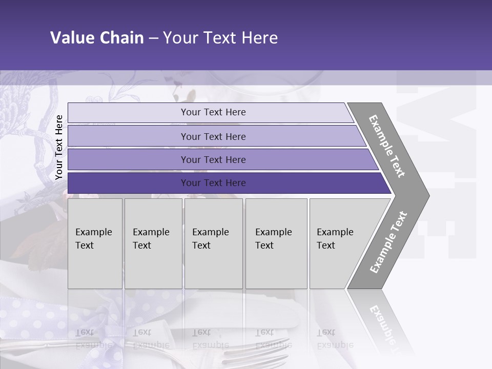 Maroon Dinner Copy Space PowerPoint Template
