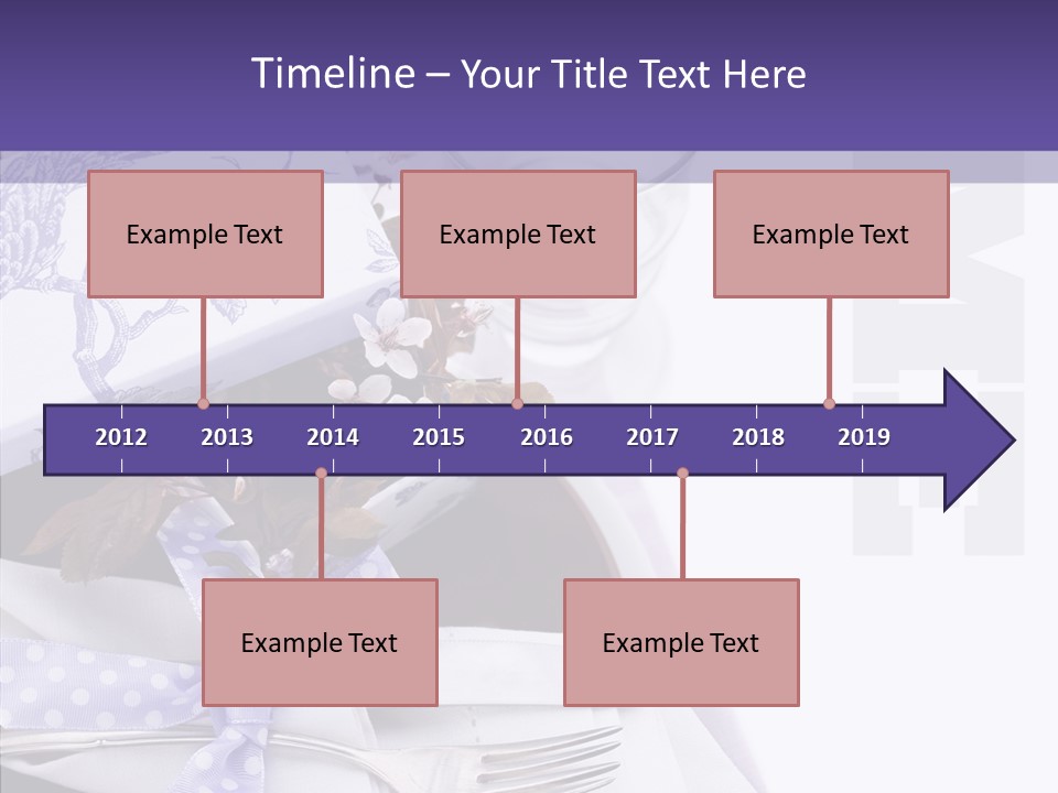 Maroon Dinner Copy Space PowerPoint Template