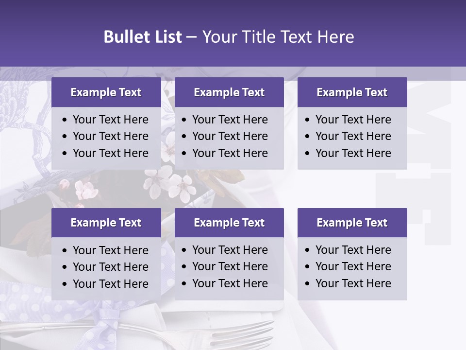 Maroon Dinner Copy Space PowerPoint Template