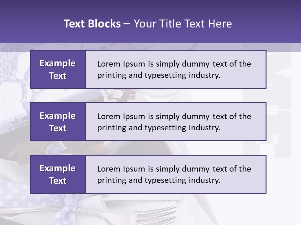 Maroon Dinner Copy Space PowerPoint Template