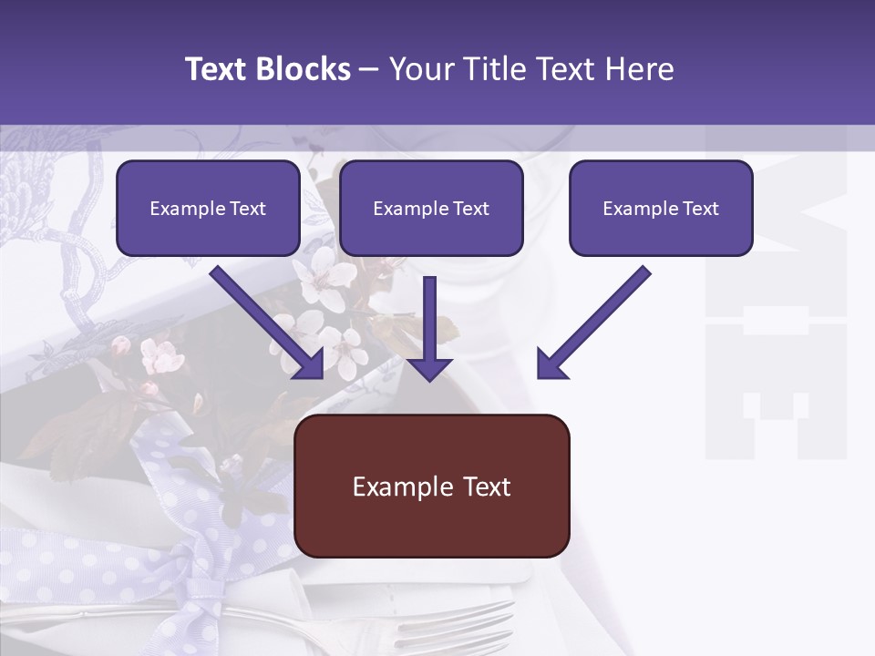 Maroon Dinner Copy Space PowerPoint Template