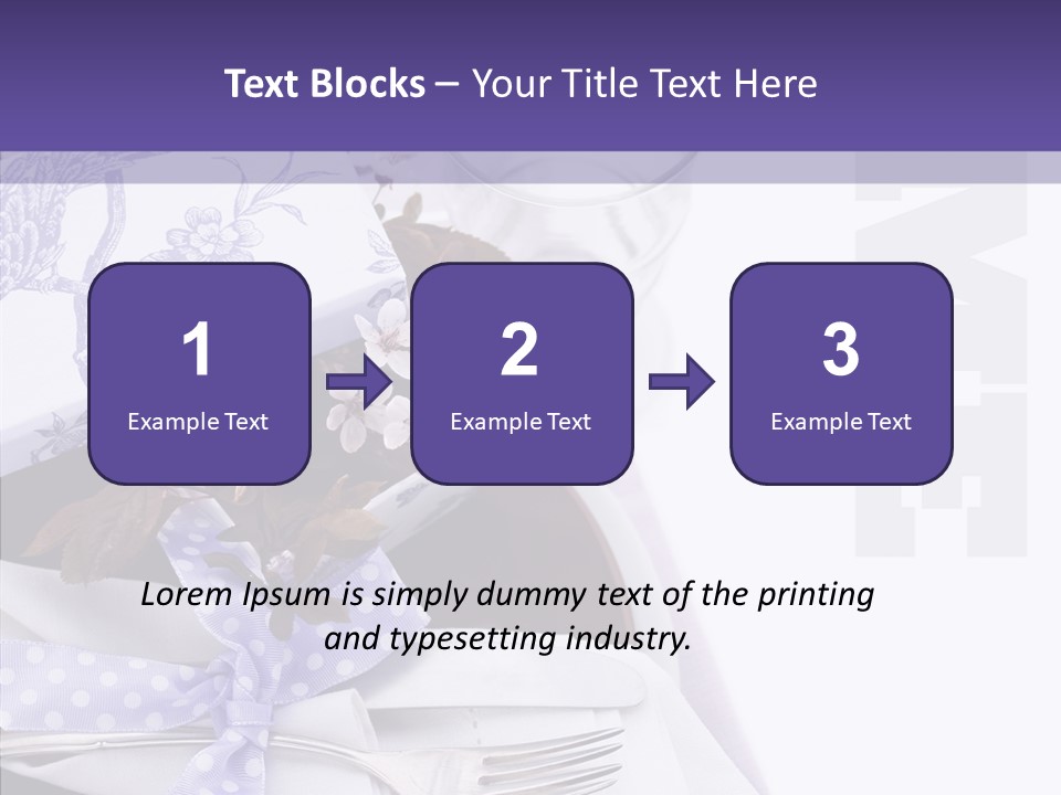 Maroon Dinner Copy Space PowerPoint Template