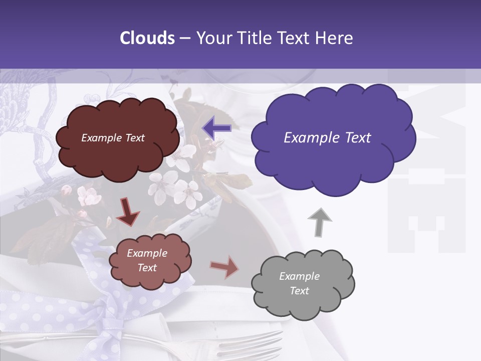 Maroon Dinner Copy Space PowerPoint Template