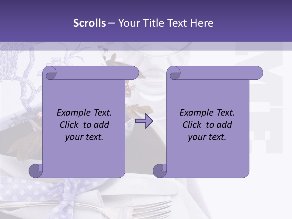 Maroon Dinner Copy Space PowerPoint Template