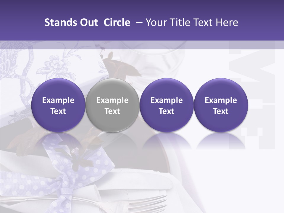 Maroon Dinner Copy Space PowerPoint Template