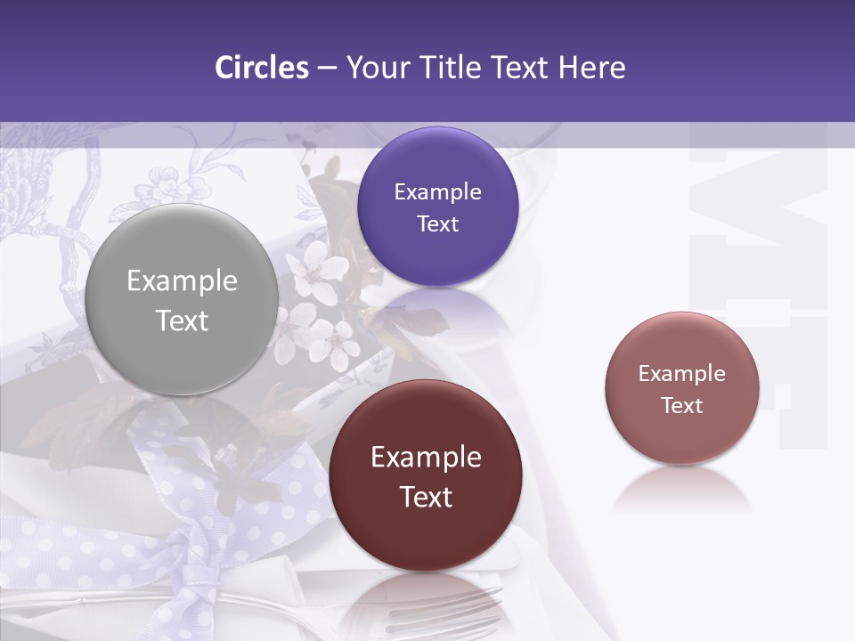 Maroon Dinner Copy Space PowerPoint Template