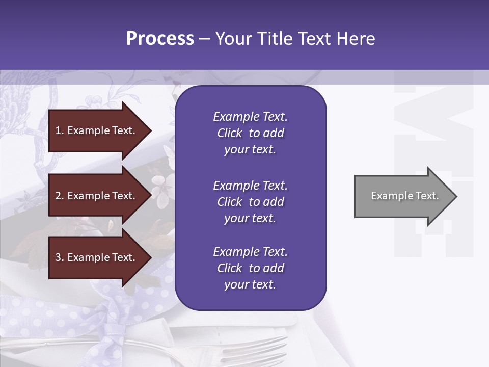 Maroon Dinner Copy Space PowerPoint Template