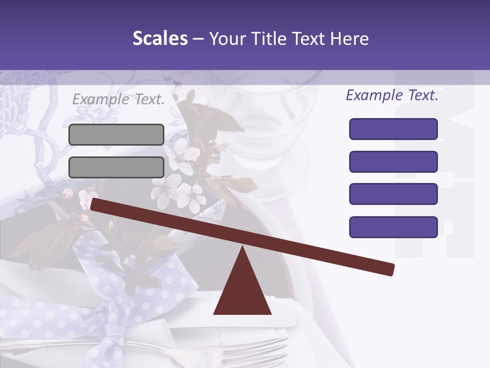 Maroon Dinner Copy Space PowerPoint Template