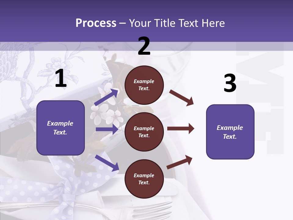 Maroon Dinner Copy Space PowerPoint Template