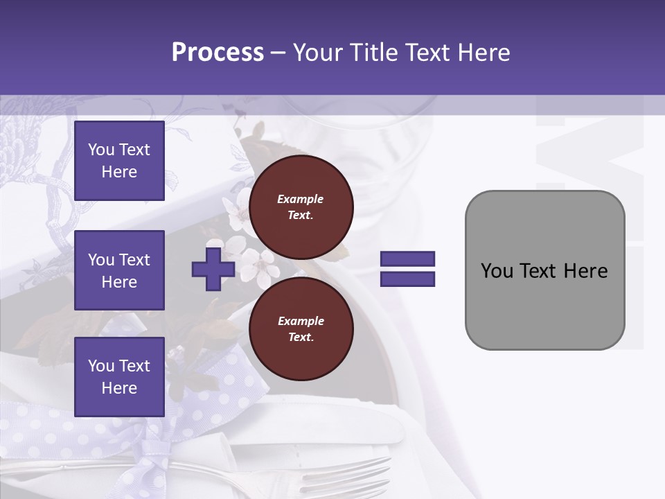 Maroon Dinner Copy Space PowerPoint Template