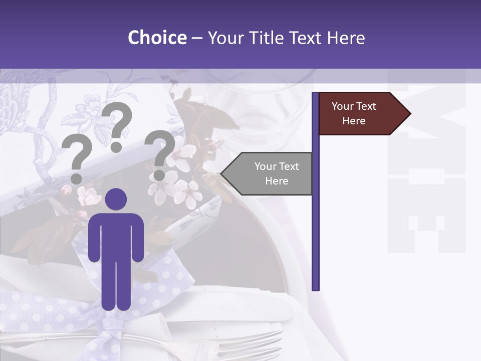 Maroon Dinner Copy Space PowerPoint Template