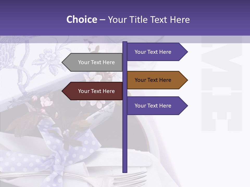 Maroon Dinner Copy Space PowerPoint Template