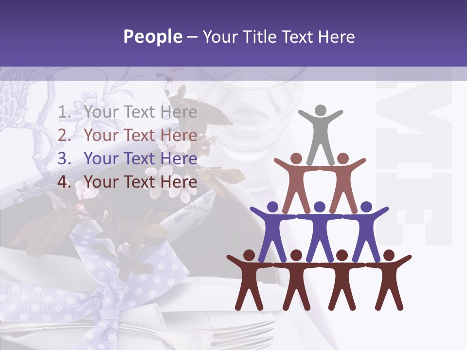 Maroon Dinner Copy Space PowerPoint Template