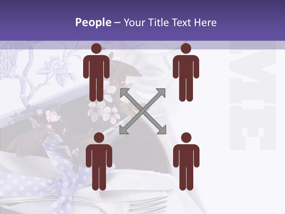 Maroon Dinner Copy Space PowerPoint Template