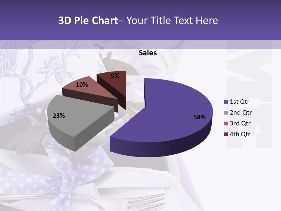 Maroon Dinner Copy Space PowerPoint Template