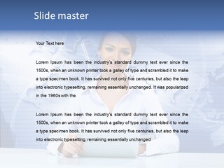 Presenter Expressing Reporter PowerPoint Template