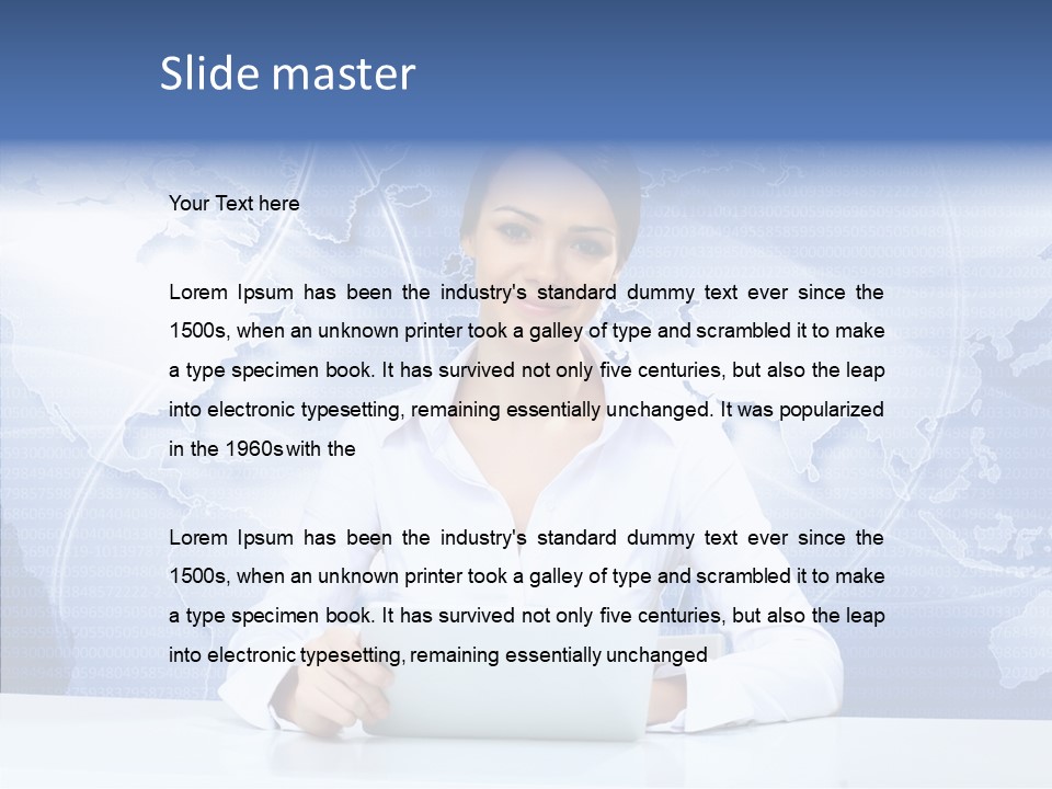 Presenter Expressing Reporter PowerPoint Template