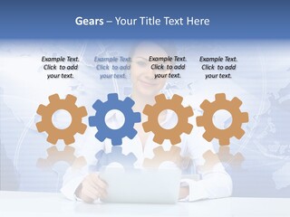 Presenter Expressing Reporter PowerPoint Template