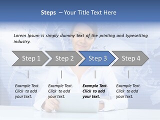Presenter Expressing Reporter PowerPoint Template