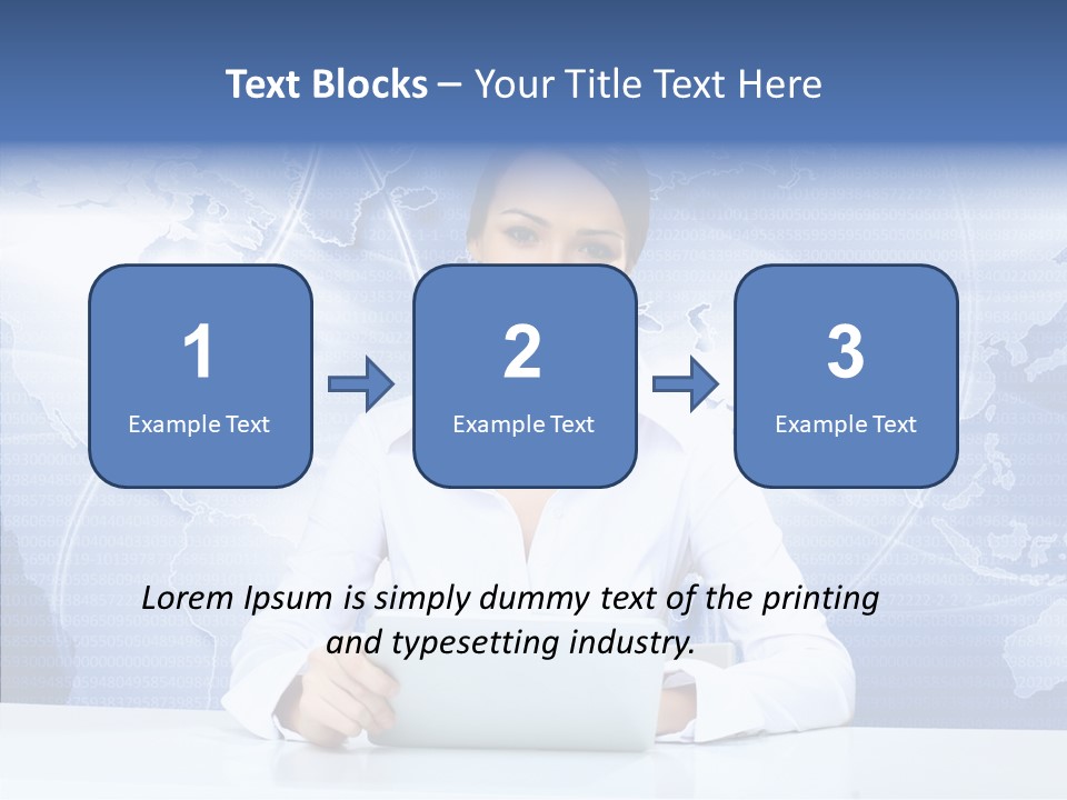 Presenter Expressing Reporter PowerPoint Template