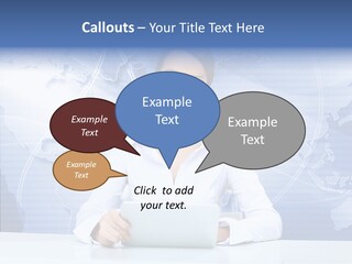 Presenter Expressing Reporter PowerPoint Template