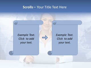 Presenter Expressing Reporter PowerPoint Template