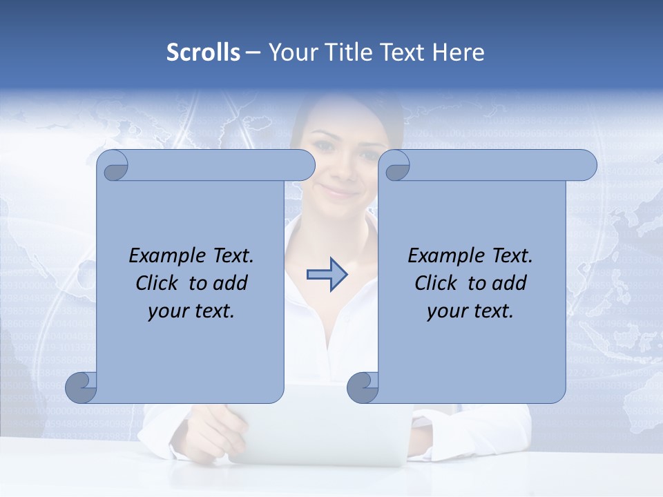 Presenter Expressing Reporter PowerPoint Template