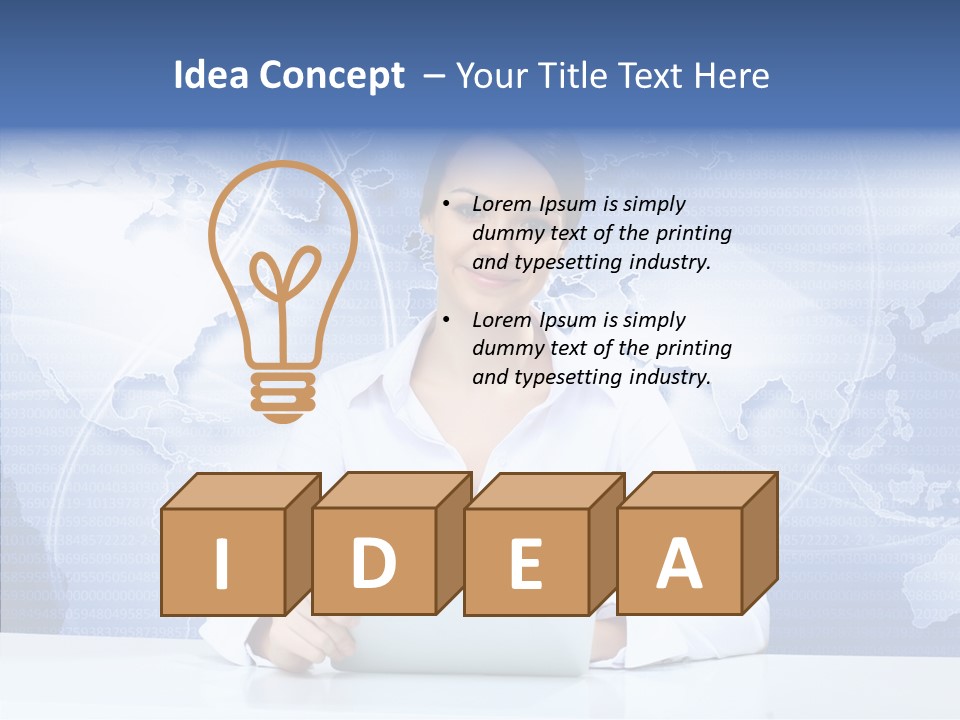 Presenter Expressing Reporter PowerPoint Template