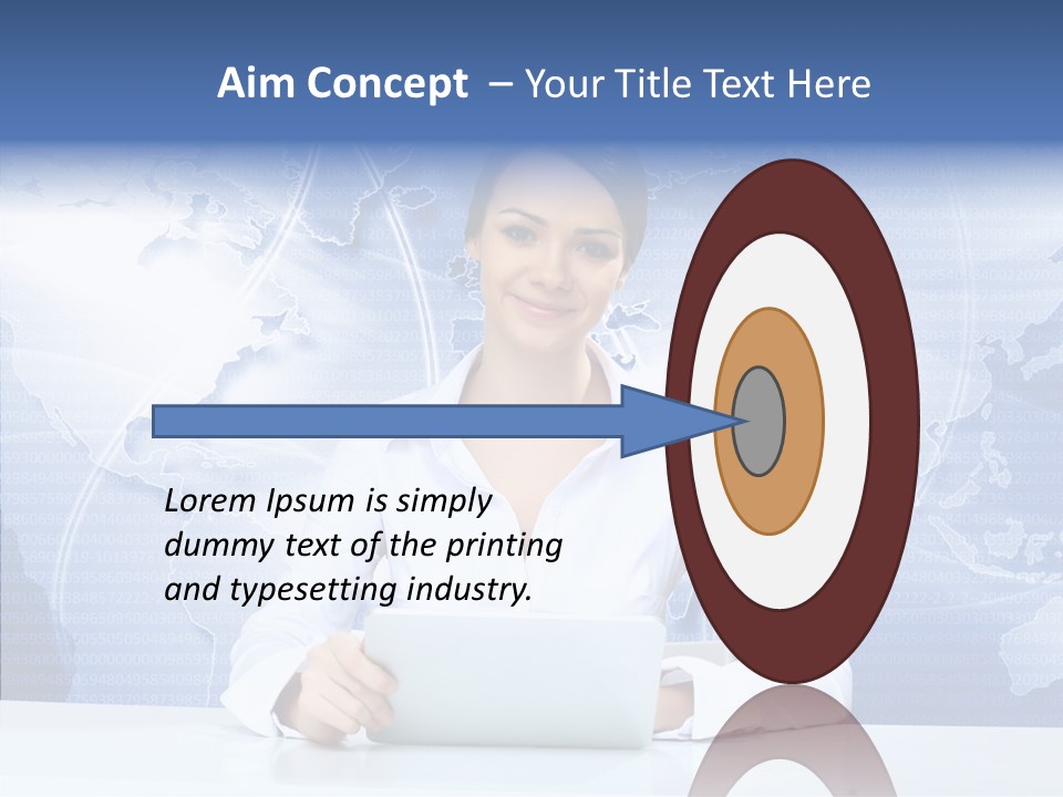 Presenter Expressing Reporter PowerPoint Template