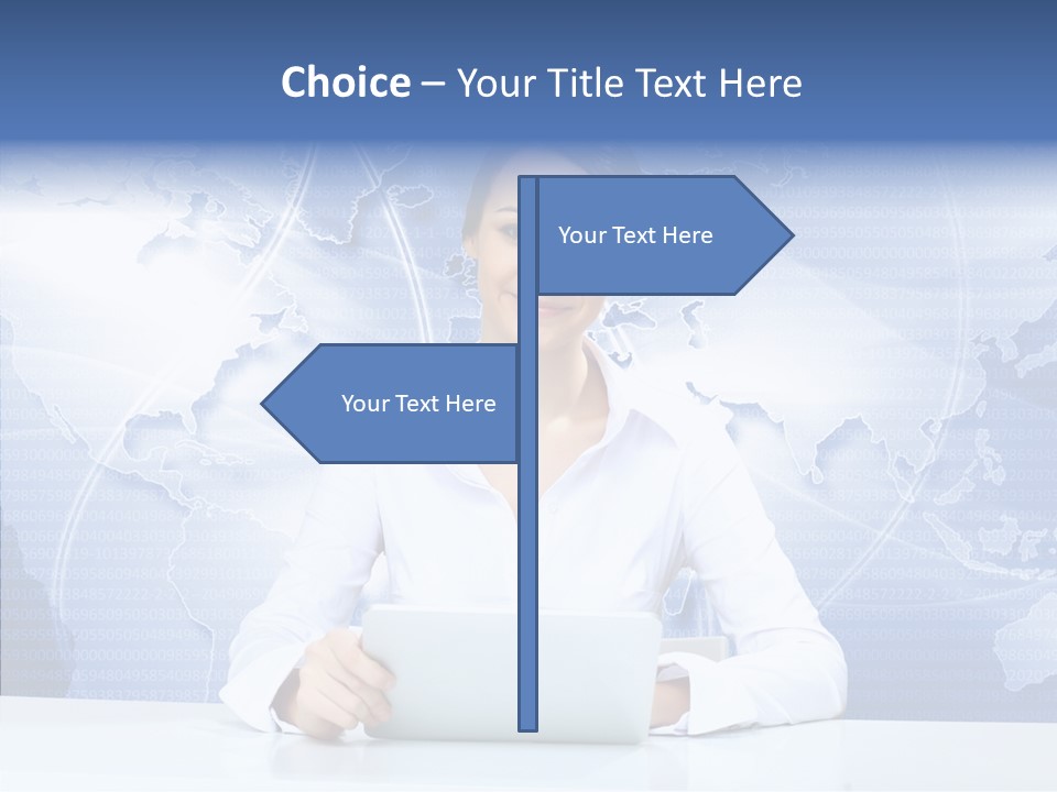 Presenter Expressing Reporter PowerPoint Template