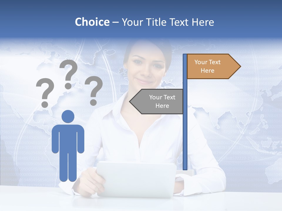 Presenter Expressing Reporter PowerPoint Template