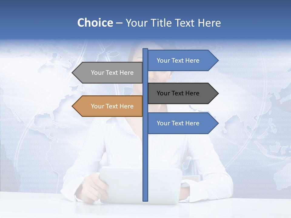 Presenter Expressing Reporter PowerPoint Template