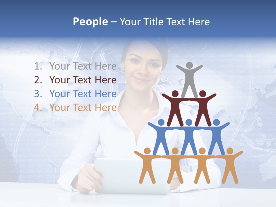 Presenter Expressing Reporter PowerPoint Template