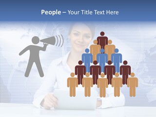 Presenter Expressing Reporter PowerPoint Template