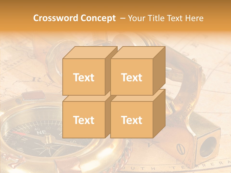 Old Navigation Devices PowerPoint Template