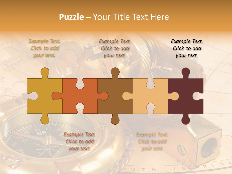 Old Navigation Devices PowerPoint Template