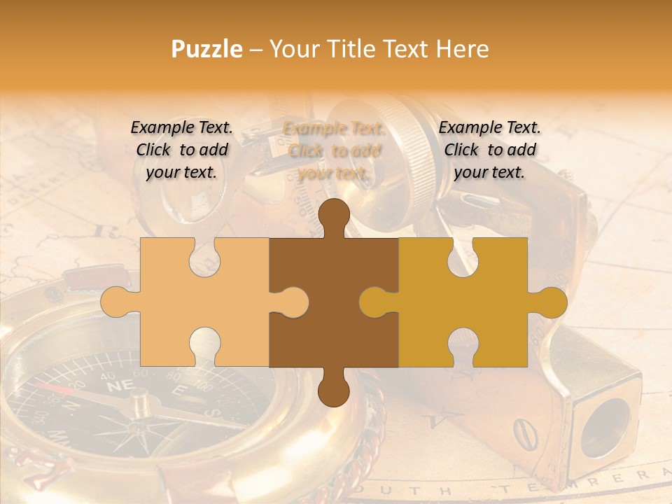 Old Navigation Devices PowerPoint Template