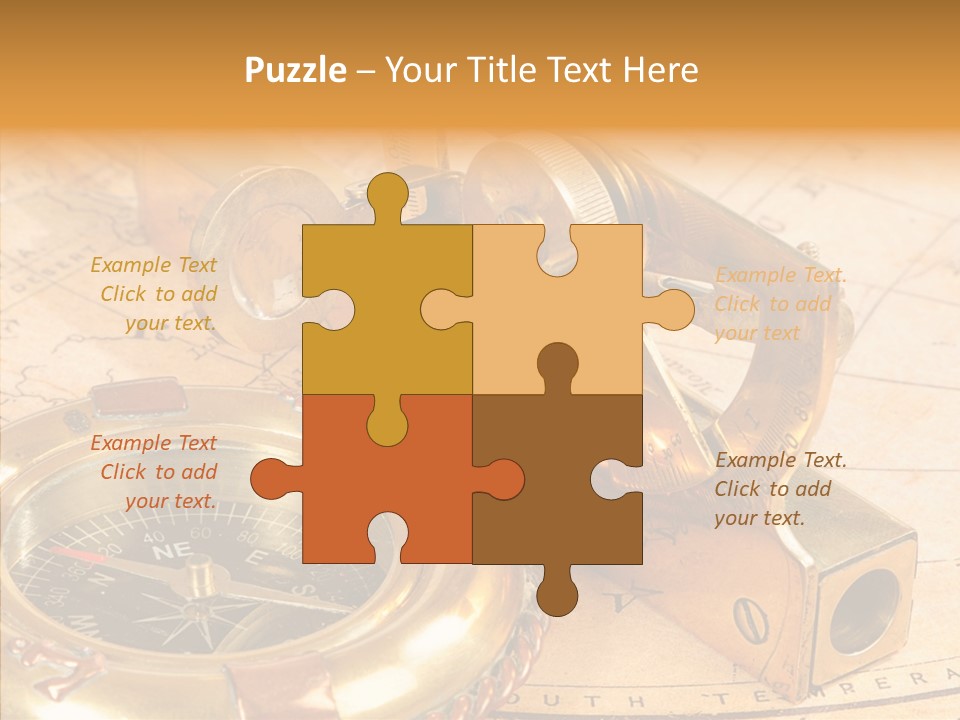 Old Navigation Devices PowerPoint Template