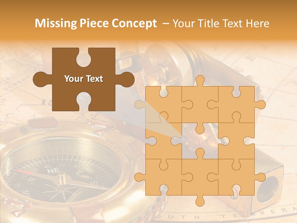 Old Navigation Devices PowerPoint Template